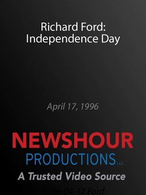 cover image of Richard Ford: Independence Day